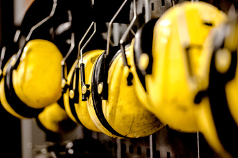 Ear Protectors for workers in the heavy industry